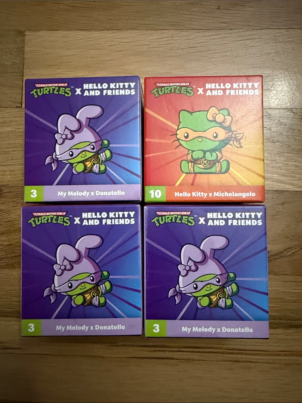 NWT Bundle of 4 McDonald’s TMNT x Hello Kitty & Friends